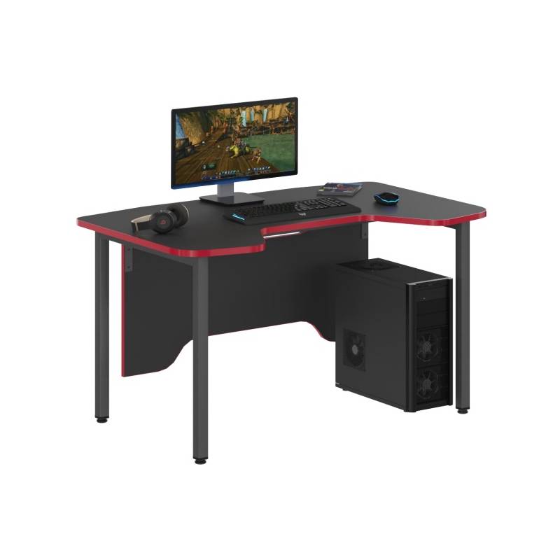 Стол игровой SSTG 1385 (антрацит-красный) главное фото
