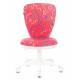 Кресло детское Бюрократ KD-W10 малиновый Sticks 05 крестовина пластик пластик белый. Фото товара с разных ракурсов.