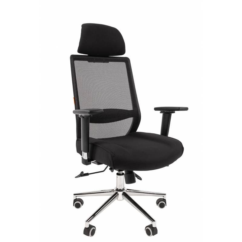 Кресло руководителя Chairman 555 Россия LUX TW черный главное фото