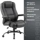 Кресло офисное  PREMIUM "Heavy Duty HD-002", усиленное, НАГРУЗКА до 200 кг, экокожа. Фото товара с разных ракурсов.