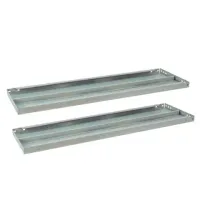 Полка к металлическому стеллажу  "MS/MS KD", 1000х300 мм, КОМПЛЕКТ 2 шт., с фурнитурой, 291122, S241BR203102