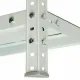 Стеллаж металлический  "MS Plus-185/50-4", 1850х1000х500 мм, 4 полки, регулируемые опоры, 291106, S241BR155402. Фото товара с разных ракурсов.